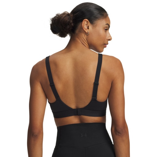 Damski biustonosz treningowy z wysokim wsparciem Under Armour UA Effortless High - czarny