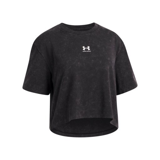 Dziewczęcy t-shirt Under Armour UA Rival Wash - czarny