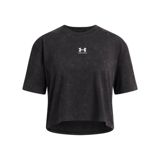 UNDER ARMOUR Dziewczęcy tshirt Under Armour UA Rival Wash  czarny Czarny