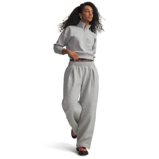 Obrazek dla: UNDER ARMOUR Damskie spodnie dresowe Under Armour Rival Fleece Script Pt  szare Szary