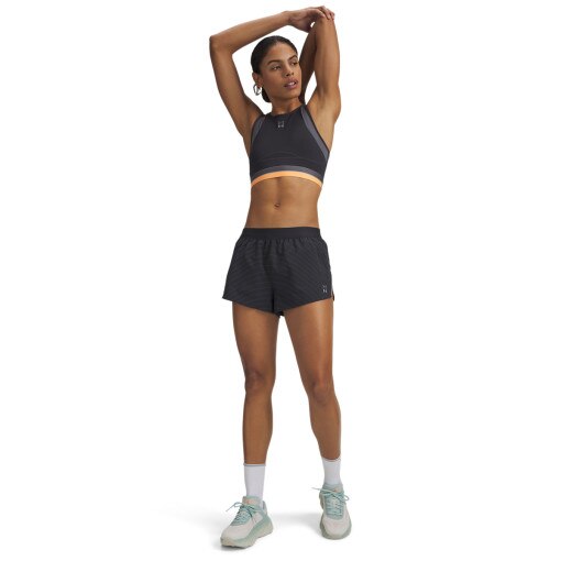  UNDER ARMOUR Damskie spodenki do biegania Under Armour UA Halo Run Reflective Short  czarny Czarny