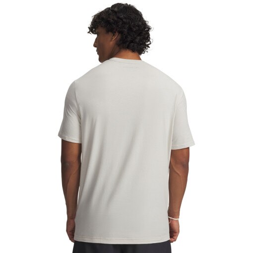 Męska koszulka z nadrukiem Under Armour UA EXPLOR Graphic SS - biała
