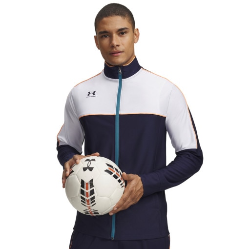  UNDER ARMOUR Męska bluzka piłkarska Under Armour UA Challenger  biała Biały