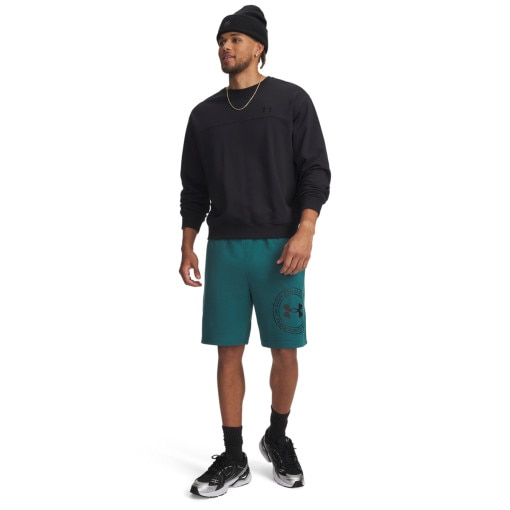  UNDER ARMOUR Męskie spodenki dresowe Under Armour UA Rival LW Graphic Shorts  zielone Zielony