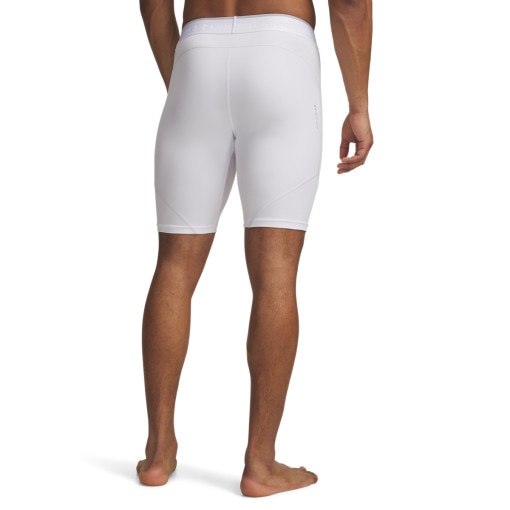 Męskie spodenki treningowe Under Armour UA HeatGear Elite Long Shorts - białe