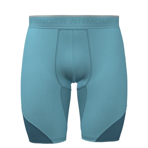 Obrazek dla: UNDER ARMOUR Męskie spodenki treningowe Under Armour UA HeatGear Elite Long Shorts  niebieskie Niebieski