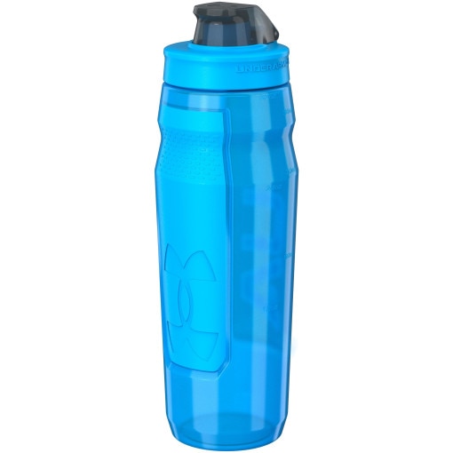 UNDER ARMOUR Bidon Under Armour 32oz Playmaker Squeeze Clear UA 950 milliliter  niebieski Niebieski