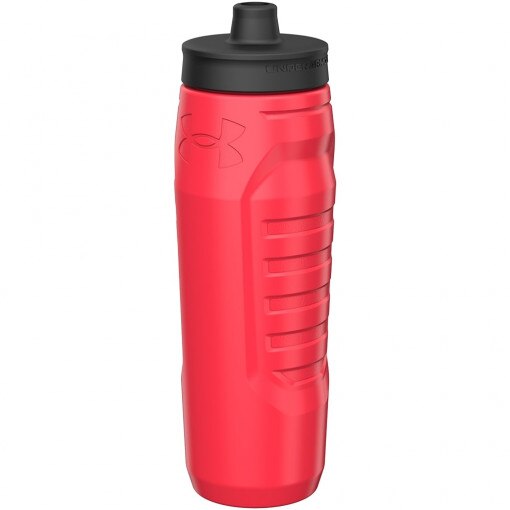 Bidon Under Armour 32oz Sideline Squeeze Red 950 ml - czerwony