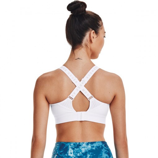 Biustonosz treningowy UNDER ARMOUR Infinity High Bra - biały