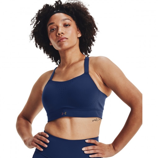 Obrazek dla: UNDER ARMOUR Biustonosz treningowy UNDER ARMOUR Rush High  granatowy Granatowy