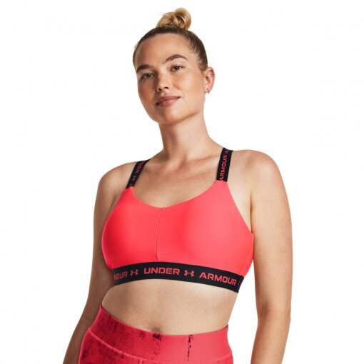 UNDER ARMOUR Biustonosz treningowy Under Armour UA Crossback Low  koralowy Koralowy