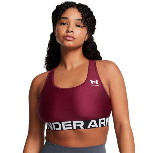 UNDER ARMOUR Biustonosz treningowy Under Armour UA Hg Authentics Mid Branded  czerwony Czerwony