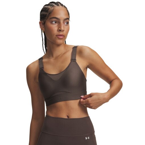 Obrazek dla: UNDER ARMOUR Biustonosz treningowy Under Armour UA Infinity High 2.0 Bra  brązowy Brązowy