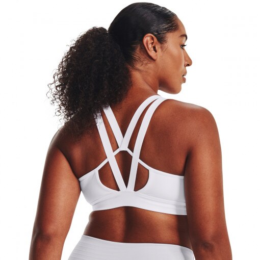Biustonosz treningowy UNDER ARMOUR UA Infinity Low Strappy - biały