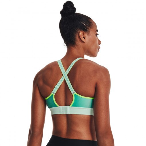 Biustonosz treningowy UNDER ARMOUR UA Infinity Mid Bra Blocked - miętowy