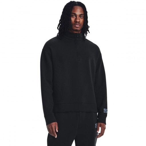 Bluza treningowa uniseks nierozpinana bez kaptura Under Armour UA Summit Knit 1/2 Zip - czarna