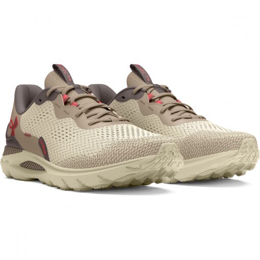 Buty do biegania uniseks Under Armour UA U Sonic Trail - beżowe