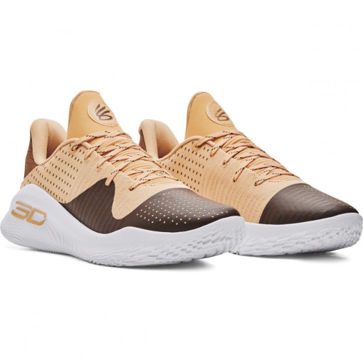 Buty do koszykówki uniseks Under Armour Curry 4 Low Flotro CC - brązowe