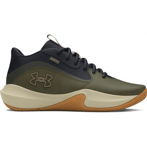 UNDER ARMOUR Buty do koszykówki uniseks Under Armour UA Lockdown 7  oliwkowe/khaki Oliwkowy