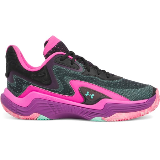 UNDER ARMOUR Buty do koszykówki uniseks Under Armour UA Spawn 7 MM  czarne Czarny