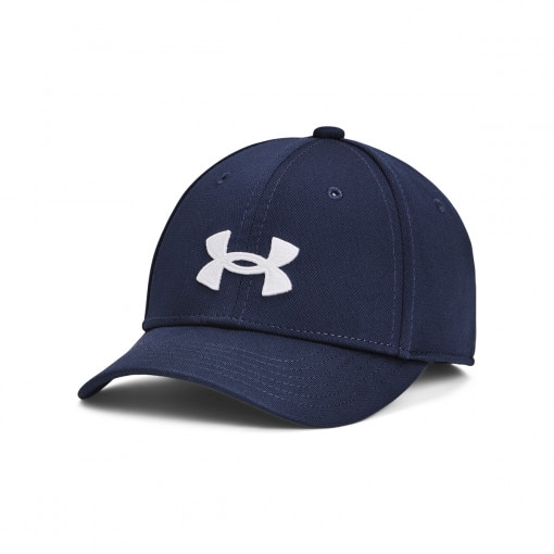 UNDER ARMOUR Chłopięca czapka z daszkiem Under Armour Boy's UA Blitzing  granatowa Granatowy