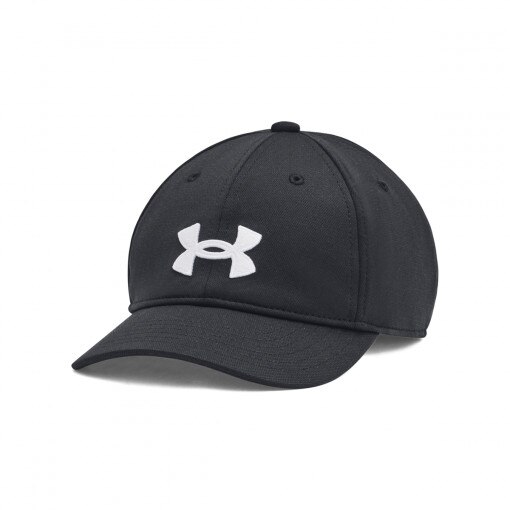 UNDER ARMOUR Chłopięca czapka z daszkiem Under Armour Boy's UA Blitzing Adj  czarna Czarny