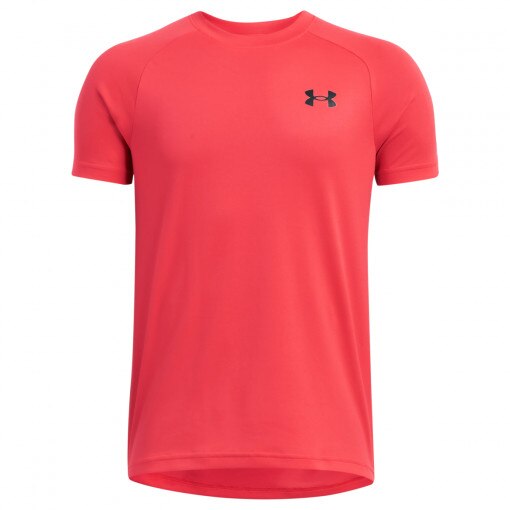 UNDER ARMOUR Chłopięca koszulka treningowa Under Armour UA Tech 2.0 SS  czerwona Czerwony