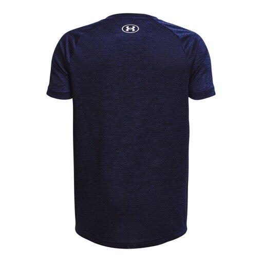 Chłopięca koszulka treningowa Under Armour UA Tech 2.0 SS - granatowa