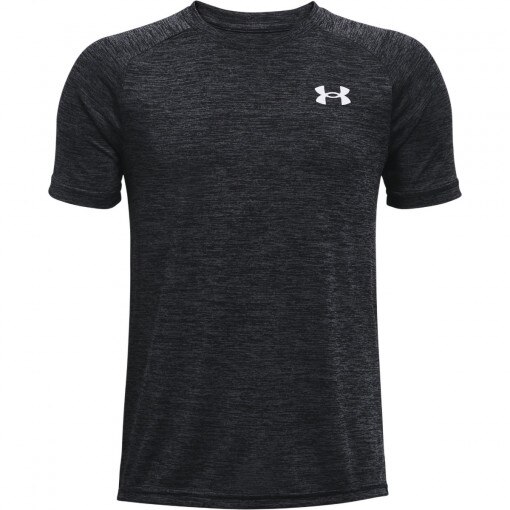 UNDER ARMOUR Chłopięca koszulka treningowa UNDER ARMOUR UA Tech 2.0 SS  czarna Czarny
