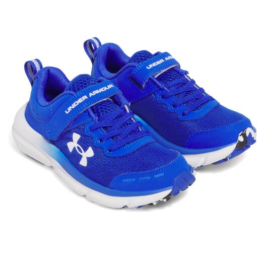 Chłopięce buty do biegania Under Armour UA BPS Assert 10 AC - niebieskie