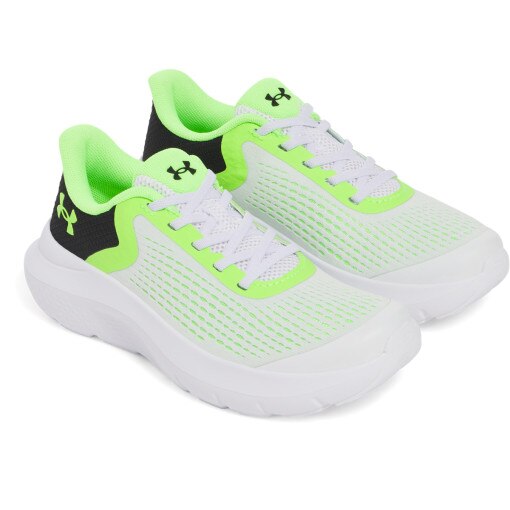 Chłopięce buty do biegania Under Armour UA BPS Rogue 5 AL - białe