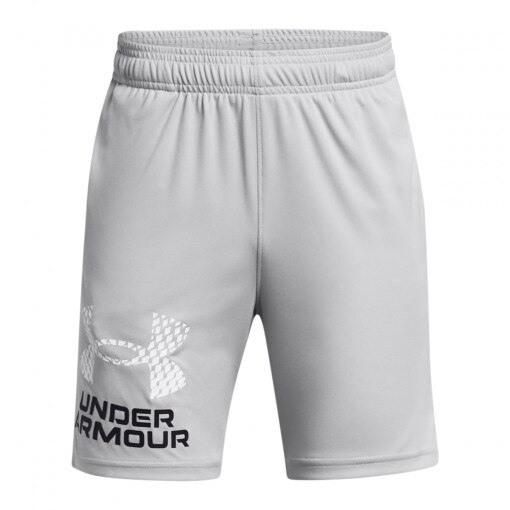 UNDER ARMOUR Chłopięce spodenki treningowe Under Armour UA Tech Logo Shorts  szare  Szary