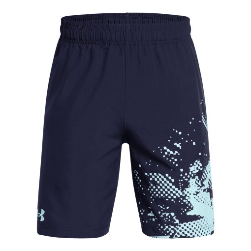 UNDER ARMOUR Chłopięce spodenki treningowe Under Armour UA Tech Woven Graphic Short  granatowe Granatowy