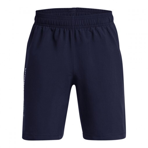 UNDER ARMOUR Chłopięce spodenki treningowe Under Armour UA Tech Woven Wordmark Short  granatowe Granatowy