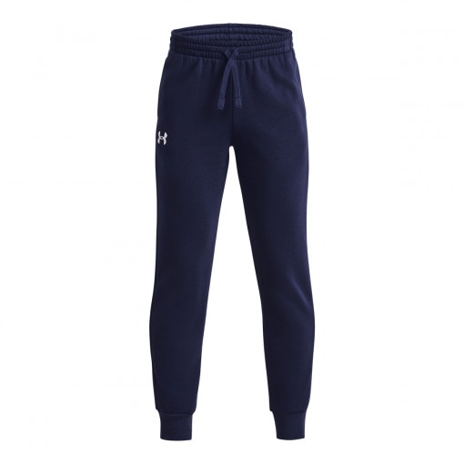 UNDER ARMOUR Chłopięce spodnie dresowe Under Armour UA Rival Fleece Joggers  granatowe Granatowy