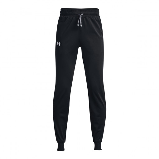 UNDER ARMOUR Chłopięce spodnie treningowe UNDER ARMOUR UA BRAWLER 2.0 TAPERED PANTS  czarne  Czarny
