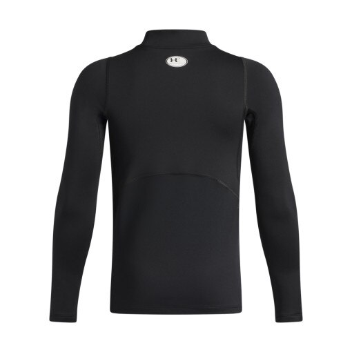 Chłopięcy longsleeve treningowy Under Armour UA CG ColdGear Armour Mock LS - czarny