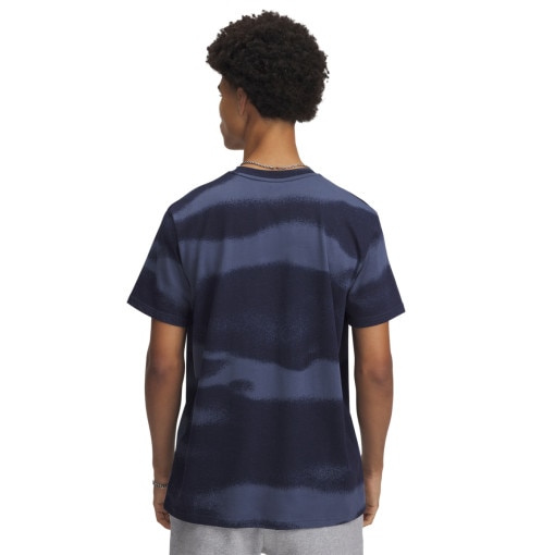 Męska koszulka do koszykówki Under Armour Curry Logo Heavyweight - granatowa