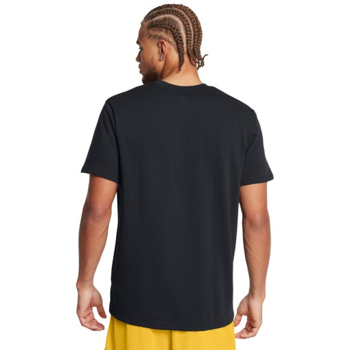Męska koszulka do koszykówki Under Armour Curry Logo Heavyweight - czarna