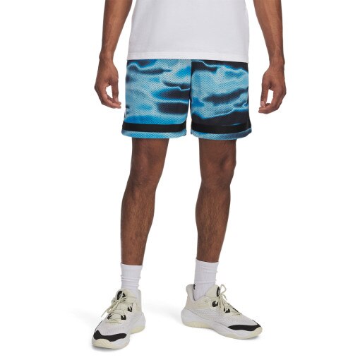 Męskie spodenki do koszykówki Under Armour Curry Statement Short II - niebieskie