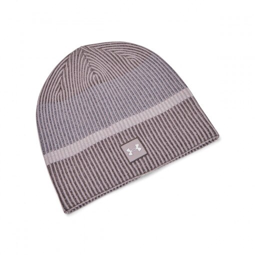 UNDER ARMOUR Czapka do biegania uniseks Under Armour Under Armour Launch Reflective Beanie  szara Szary