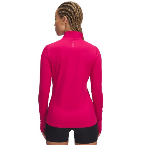 Damska bluza do biegania nierozpinana bez kaptura Under Armour UA Launch Pro Half Zip - różowa