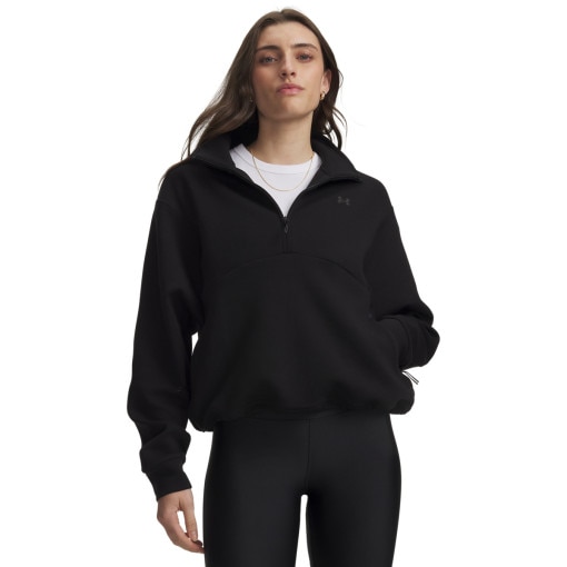 Obrazek dla: UNDER ARMOUR Damska bluza dresowa nierozpinana Under Armour Unstoppable Fleece HZ  czarna Czarny