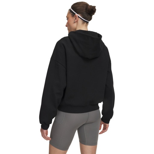 Damska bluza dresowa rozpinana z kapturem Under Armour Icon Fleece FZ - czarne