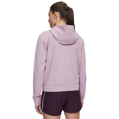 Damska bluza rozpinana z kapturem Under Armour Sport Terry FZ - różowa
