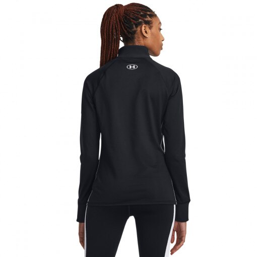Damska bluza treningowa nierozpinana bez kaptura Under Armour UA Train CW 1/2 Zip - czarna