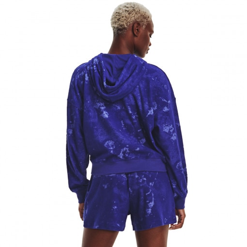 Damska bluza treningowa nierozpinana z kapturem Under Armour - niebieska