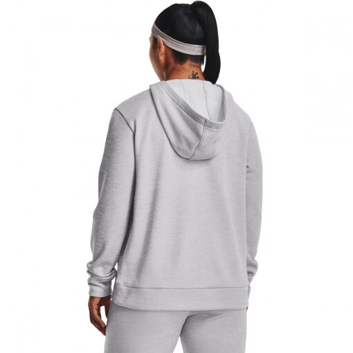 Damska bluza treningowa nierozpinana z kapturem Under Armour Fleece LC Hoodie - szara