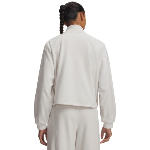 Damska bluza treningowa Under Armour UA Performance Fleece QZ - kremowa