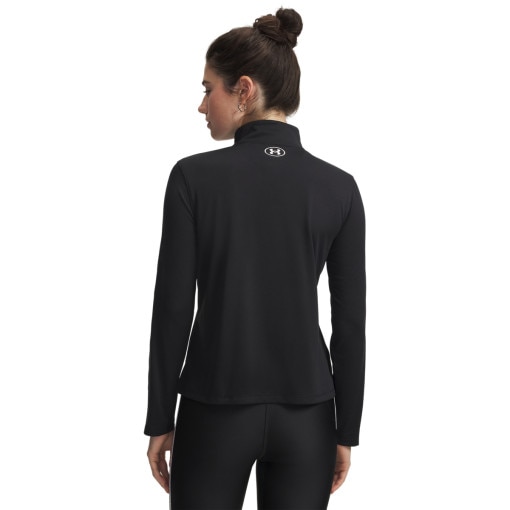 Damska bluza treningowa Under Armour UA Tech WM Tape Half Zip - czarna